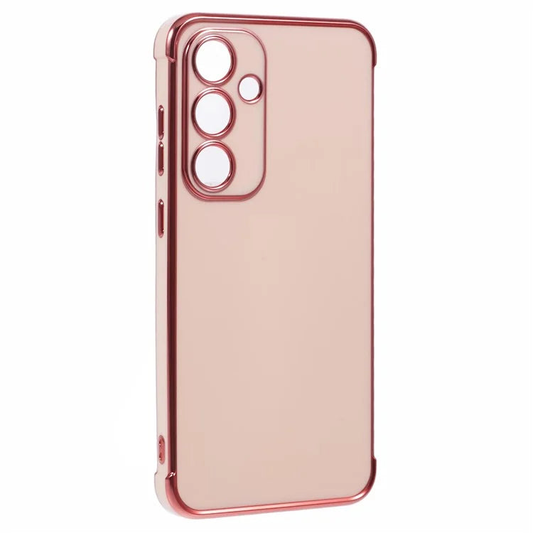 For Samsung Galaxy S24 FE Case Electroplated Frame TPU Soft Phone Cover