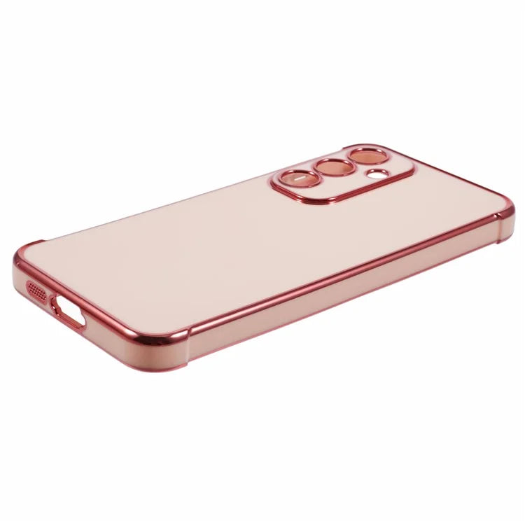 For Samsung Galaxy S24 FE Case Electroplated Frame TPU Soft Phone Cover