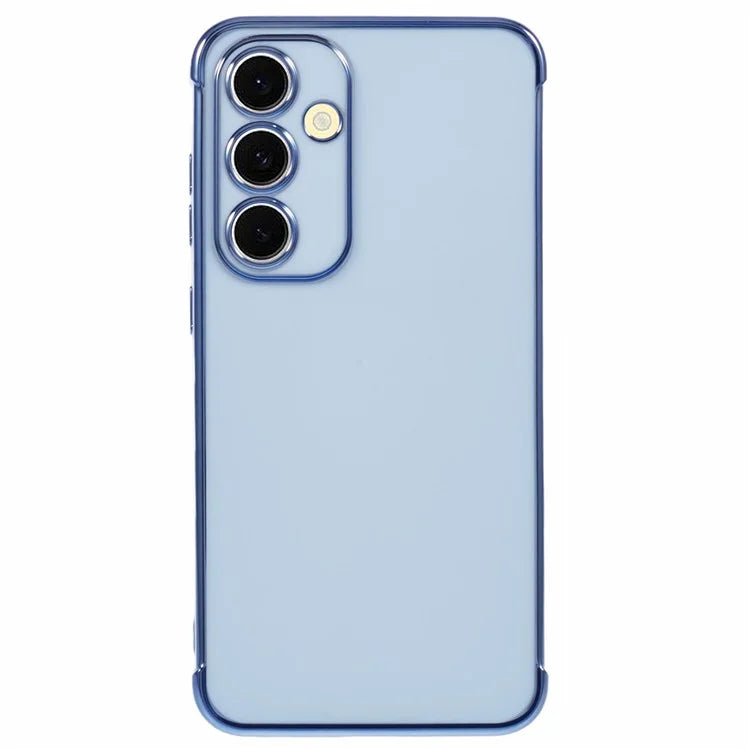 For Samsung Galaxy S24 FE Case Electroplated Frame TPU Soft Phone Cover