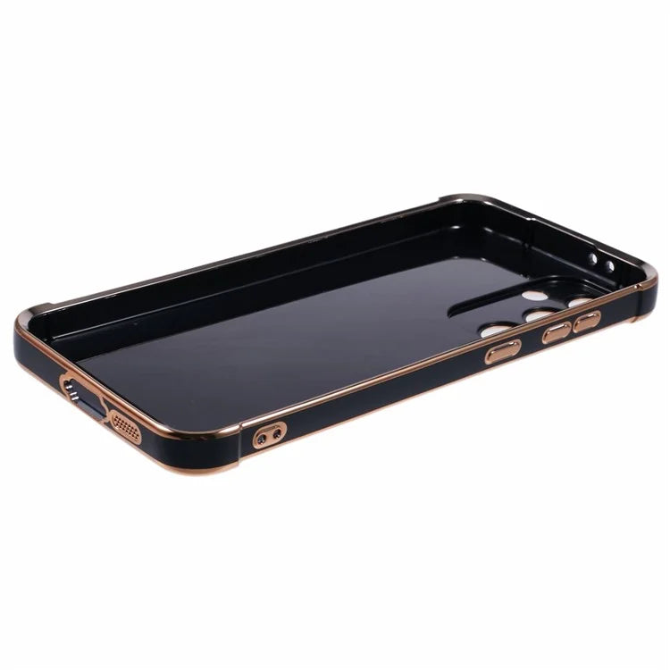 For Samsung Galaxy S24 FE Case Electroplated Frame TPU Soft Phone Cover