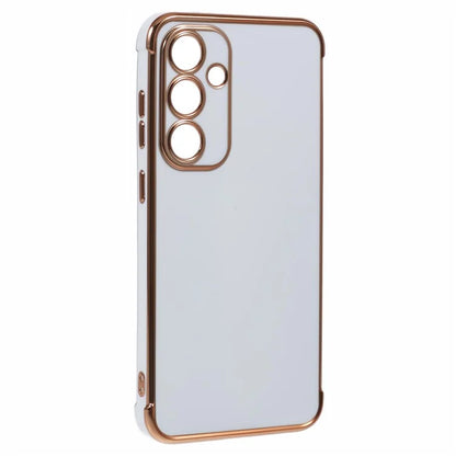 For Samsung Galaxy S24 FE Case Electroplated Frame TPU Soft Phone Cover