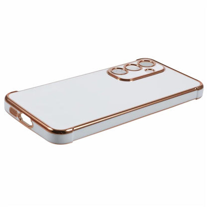 For Samsung Galaxy S24 FE Case Electroplated Frame TPU Soft Phone Cover