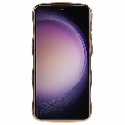 For Samsung Galaxy S23 Case Love Hearts TPU Phone Cover Curly Wave Frame Large Window