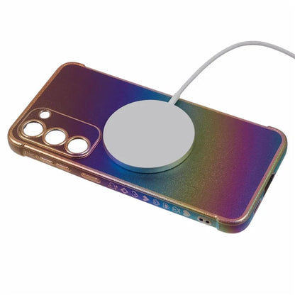 For Samsung Galaxy S23 Magnetic Case TPU Gradient Electroplated Phone Cover