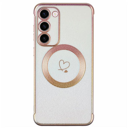 For Samsung Galaxy S23 Magnetic Case TPU Gradient Electroplated Phone Cover