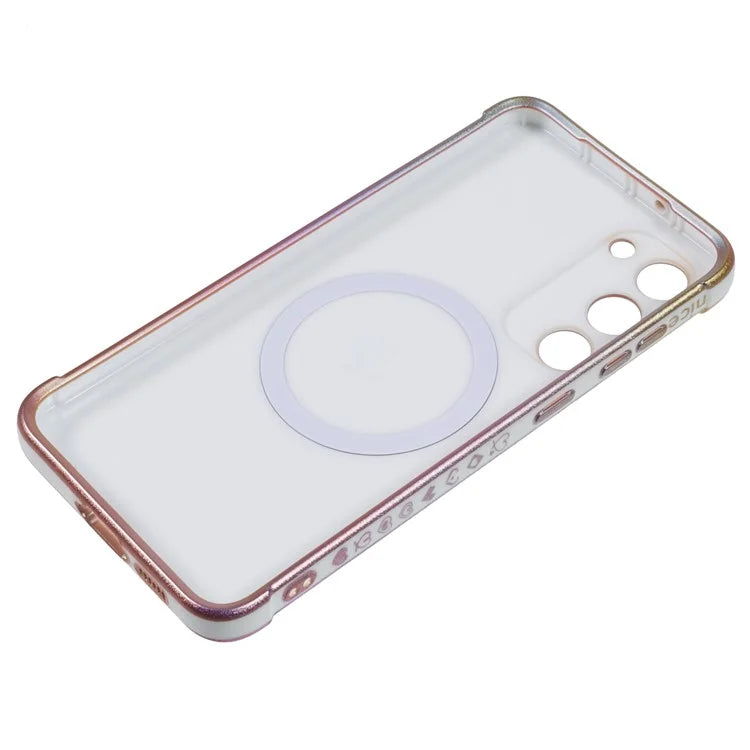 For Samsung Galaxy S23 Magnetic Case TPU Gradient Electroplated Phone Cover
