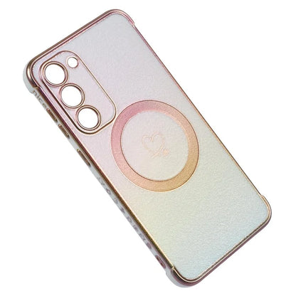 For Samsung Galaxy S23 Magnetic Case TPU Gradient Electroplated Phone Cover