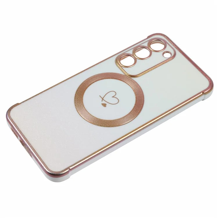 For Samsung Galaxy S23 Magnetic Case TPU Gradient Electroplated Phone Cover