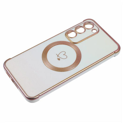 For Samsung Galaxy S23 Magnetic Case TPU Gradient Electroplated Phone Cover
