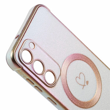 For Samsung Galaxy S23 Magnetic Case TPU Gradient Electroplated Phone Cover
