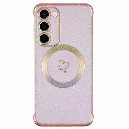 For Samsung Galaxy S23 Magnetic Case TPU Gradient Electroplated Phone Cover