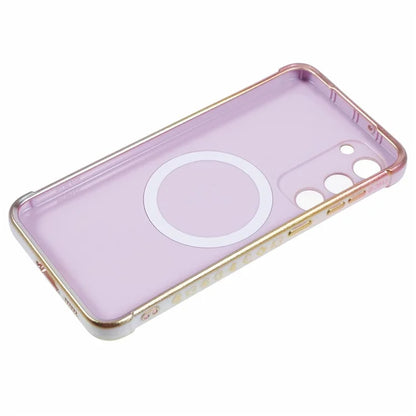 For Samsung Galaxy S23 Magnetic Case TPU Gradient Electroplated Phone Cover