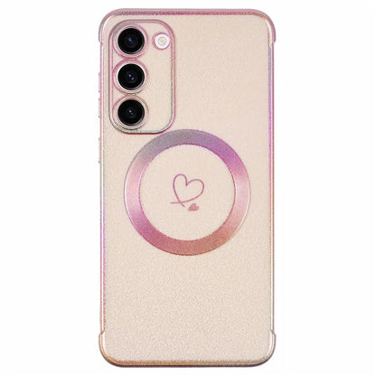 For Samsung Galaxy S23 Magnetic Case TPU Gradient Electroplated Phone Cover