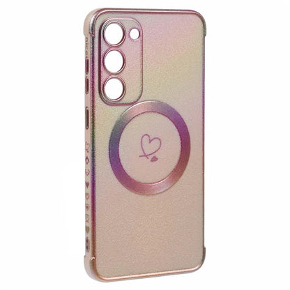 For Samsung Galaxy S23 Magnetic Case TPU Gradient Electroplated Phone Cover