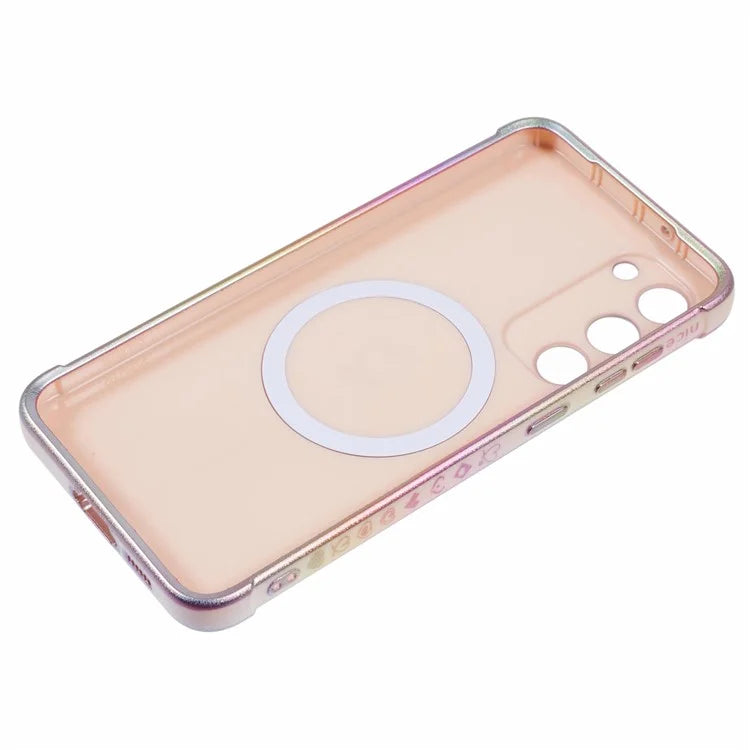 For Samsung Galaxy S23 Magnetic Case TPU Gradient Electroplated Phone Cover