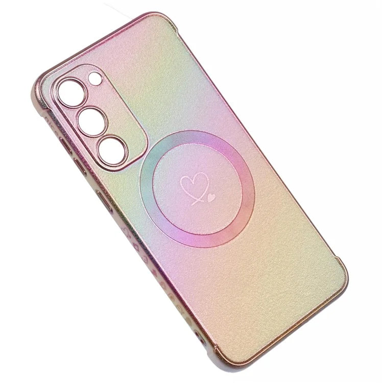 For Samsung Galaxy S23 Magnetic Case TPU Gradient Electroplated Phone Cover