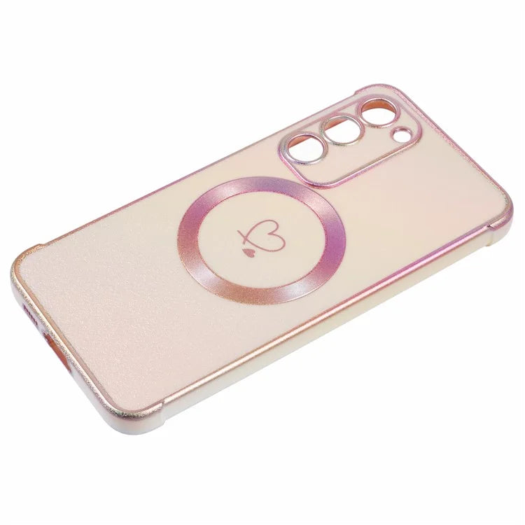 For Samsung Galaxy S23 Magnetic Case TPU Gradient Electroplated Phone Cover