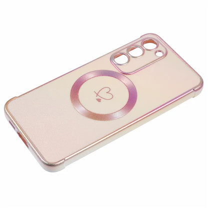 For Samsung Galaxy S23 Magnetic Case TPU Gradient Electroplated Phone Cover