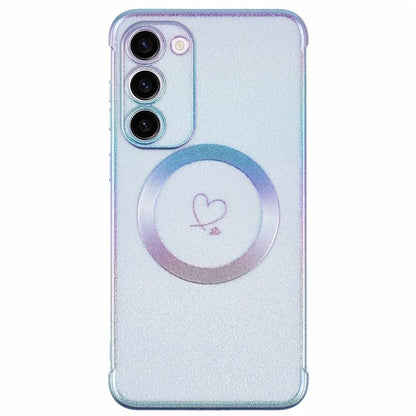 For Samsung Galaxy S23 Magnetic Case TPU Gradient Electroplated Phone Cover
