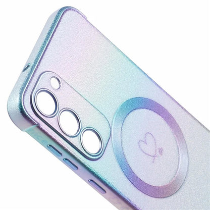 For Samsung Galaxy S23 Magnetic Case TPU Gradient Electroplated Phone Cover