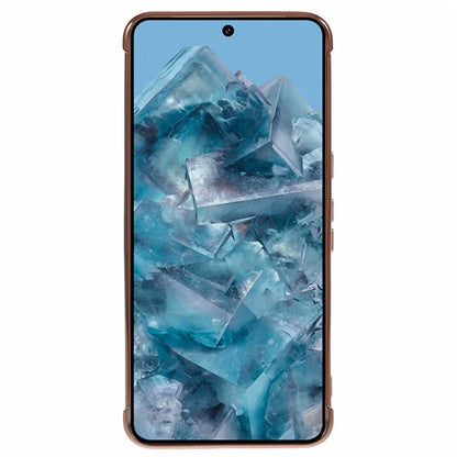 For Google Pixel 8 Pro Case Compatible with MagSafe Electroplated TPU Phone Cover Hollow Love Hearts