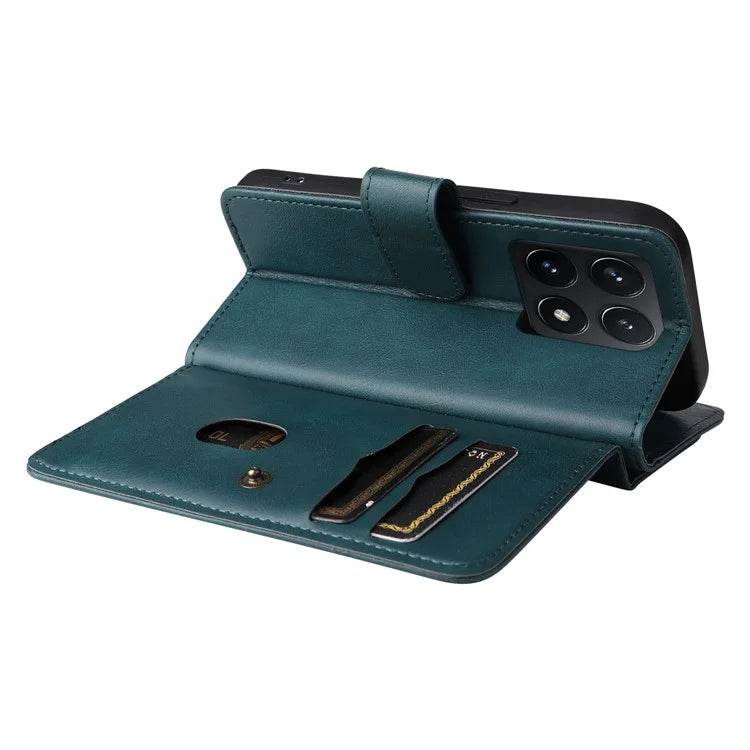 KT Multi-Functional Series-1 For Xiaomi 14T Case 10 Card Holder Leather Phone Cover Stand