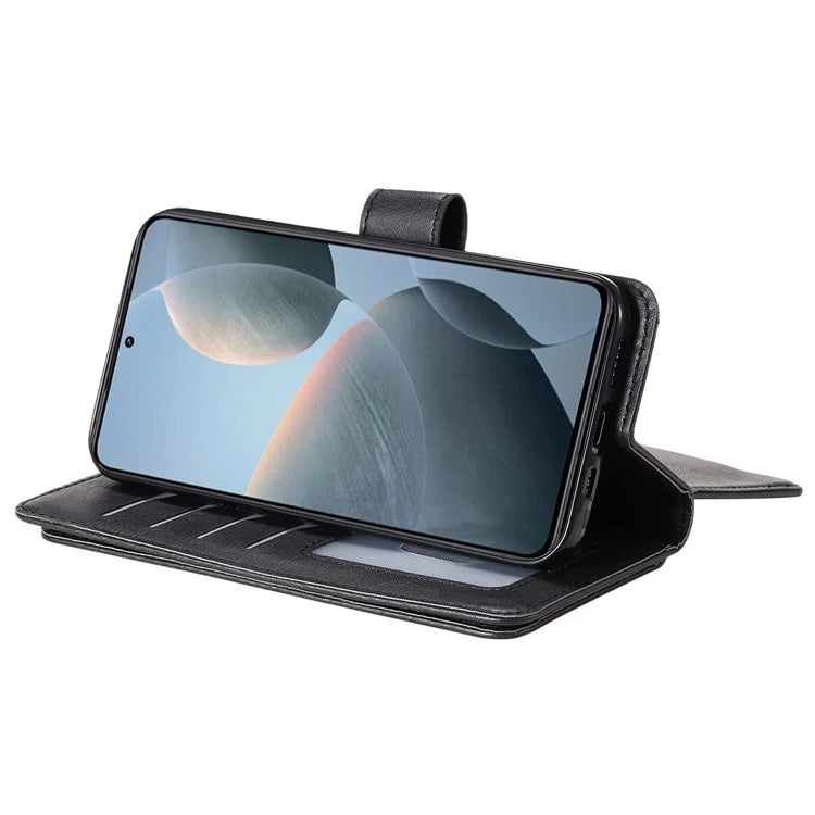 KT Multi-Functional Series-1 For Xiaomi 14T Case 10 Card Holder Leather Phone Cover Stand