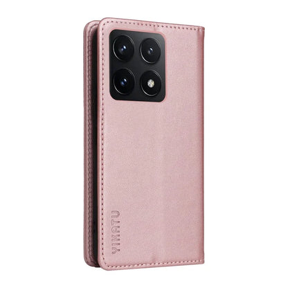 YIKATU YK-001 For Xiaomi 14T Case Stand Leather Phone Cover Strong Magnetic Closure