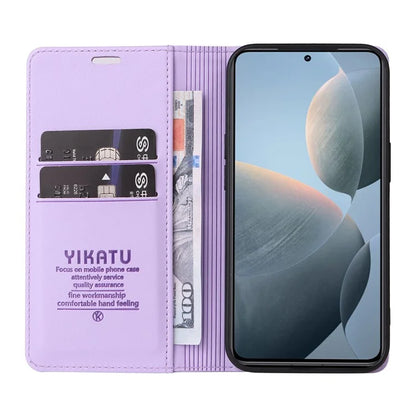 YIKATU YK-001 For Xiaomi 14T Case Stand Leather Phone Cover Strong Magnetic Closure