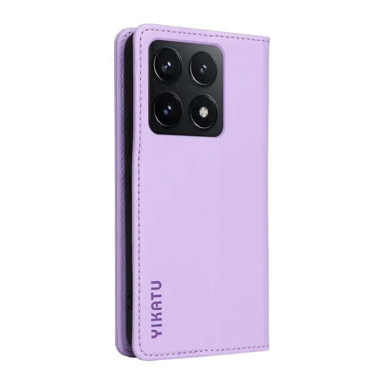 YIKATU YK-001 For Xiaomi 14T Case Stand Leather Phone Cover Strong Magnetic Closure