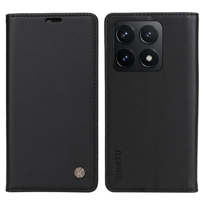 YIKATU YK-001 For Xiaomi 14T Case Stand Leather Phone Cover Strong Magnetic Closure