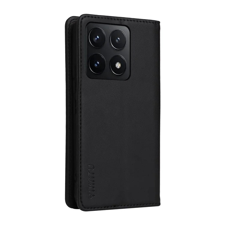 YIKATU YK-001 For Xiaomi 14T Case Stand Leather Phone Cover Strong Magnetic Closure