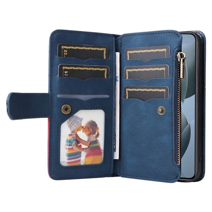 KT Multi-Function Series-5 For Xiaomi 14T Case Zipper Wallet Leather Phone Cover Stand