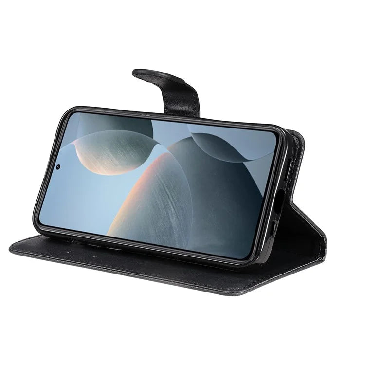 KT Leather Series-2 for Xiaomi 14T Case Solid Color Leather Phone Cover Wallet Stand