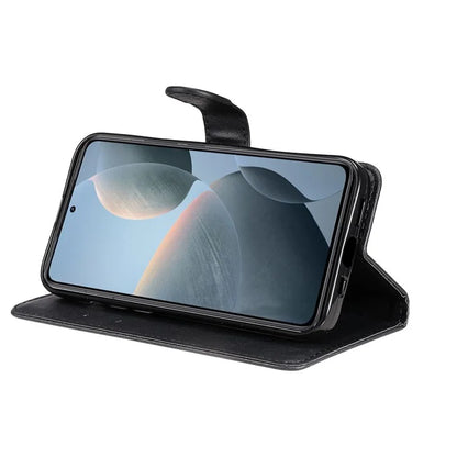 KT Leather Series-2 for Xiaomi 14T Case Solid Color Leather Phone Cover Wallet Stand
