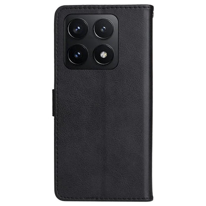 KT Leather Series-2 for Xiaomi 14T Case Solid Color Leather Phone Cover Wallet Stand