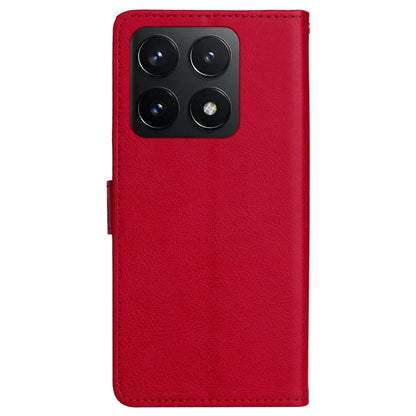 KT Leather Series-2 for Xiaomi 14T Case Solid Color Leather Phone Cover Wallet Stand