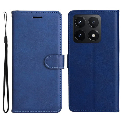 KT Leather Series-2 for Xiaomi 14T Case Solid Color Leather Phone Cover Wallet Stand
