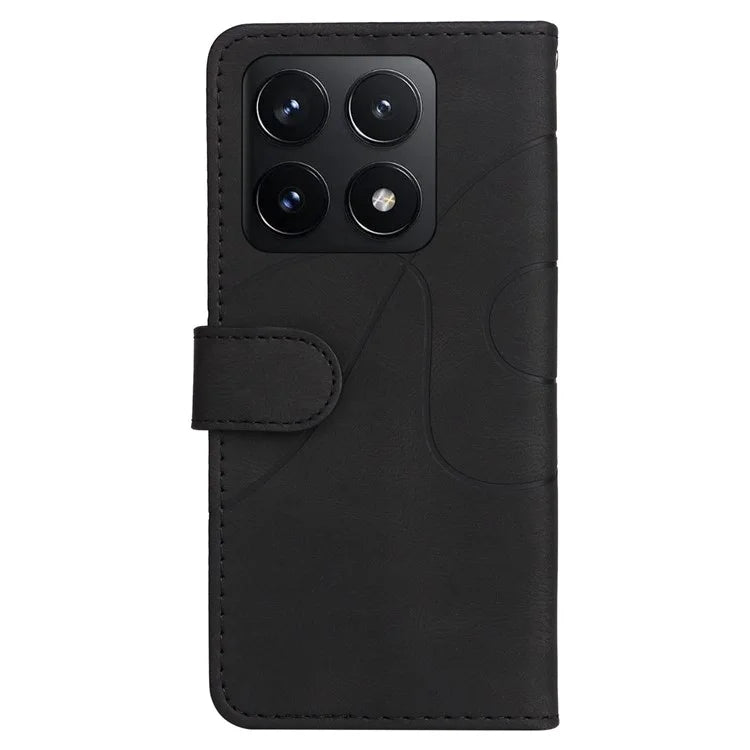 KT Leather Series-1 For Xiaomi 14T Leather Case Color Splicing Phone Cover Wallet Stand
