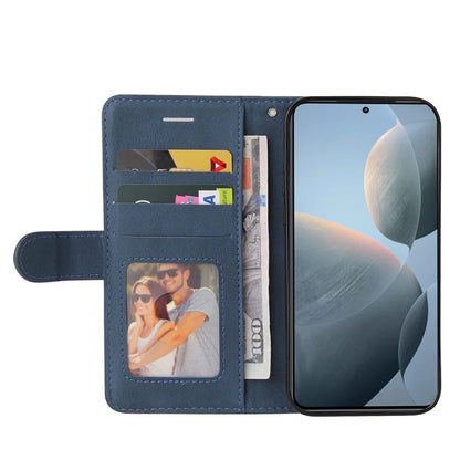 KT Leather Series-1 For Xiaomi 14T Leather Case Color Splicing Phone Cover Wallet Stand