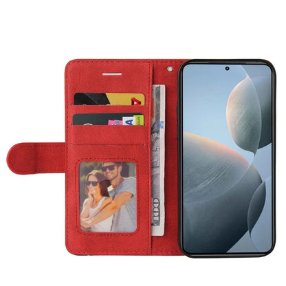 KT Leather Series-1 For Xiaomi 14T Leather Case Color Splicing Phone Cover Wallet Stand