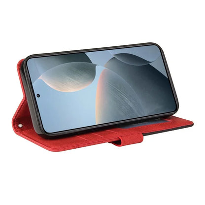 KT Leather Series-1 For Xiaomi 14T Leather Case Color Splicing Phone Cover Wallet Stand