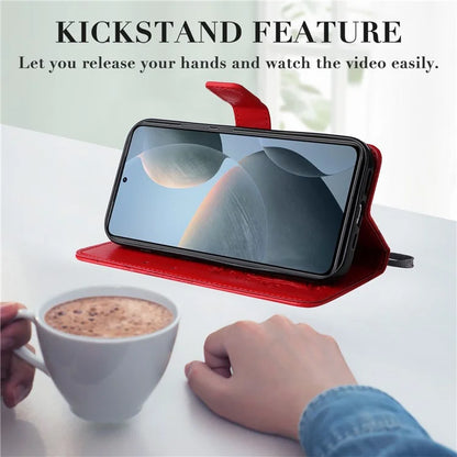 KT Imprinting Flower Series-2 For Xiaomi 14T Case Butterfly Leather Phone Cover