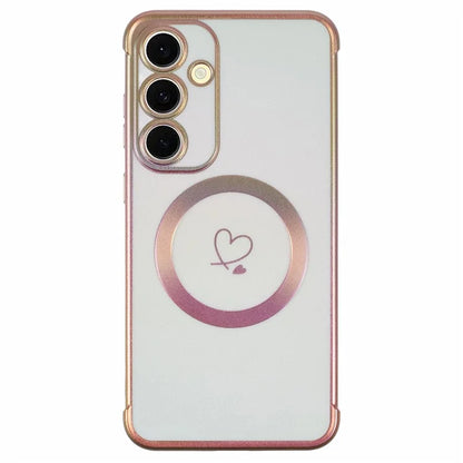 For Samsung Galaxy S24 FE Magnetic Case TPU Gradient Electroplated Phone Cover