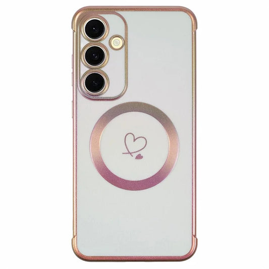 For Samsung Galaxy S24 FE Magnetic Case TPU Gradient Electroplated Phone Cover