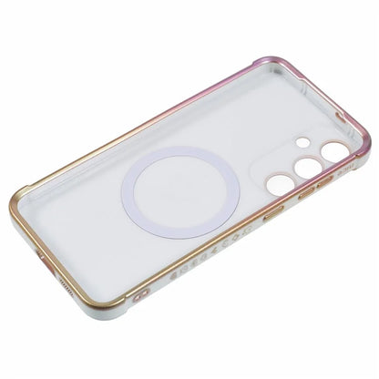 For Samsung Galaxy S24 FE Magnetic Case TPU Gradient Electroplated Phone Cover