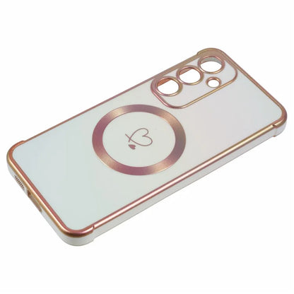 For Samsung Galaxy S24 FE Magnetic Case TPU Gradient Electroplated Phone Cover