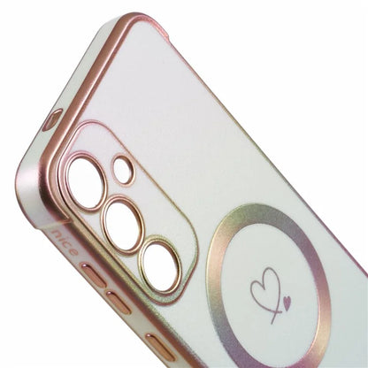 For Samsung Galaxy S24 FE Magnetic Case TPU Gradient Electroplated Phone Cover