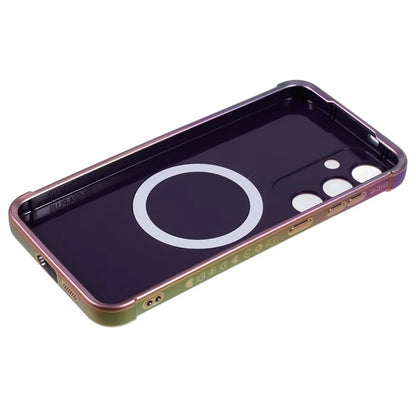 For Samsung Galaxy S24 FE Magnetic Case TPU Gradient Electroplated Phone Cover