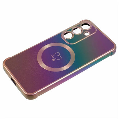 For Samsung Galaxy S24 FE Magnetic Case TPU Gradient Electroplated Phone Cover